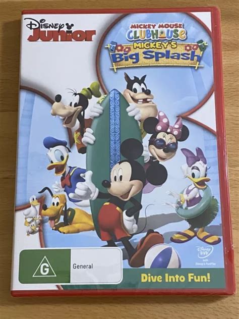 MICKEY MOUSE CLUBHOUSE Mickey's Big Splash DVD Disney Region 4 New & Sealed $15.90 - PicClick AU