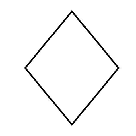 Rhombus Shape Icon - Perfect for T-Shirts and Merch