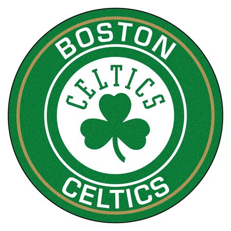 FanMats® 18827 - Boston Celtics 27" Dia Nylon Face Floor Mat with ...