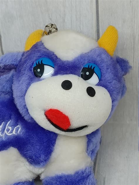 Milka Cow Plush Soft Toy Keyring Milka Chocolate Promotional | Etsy UK