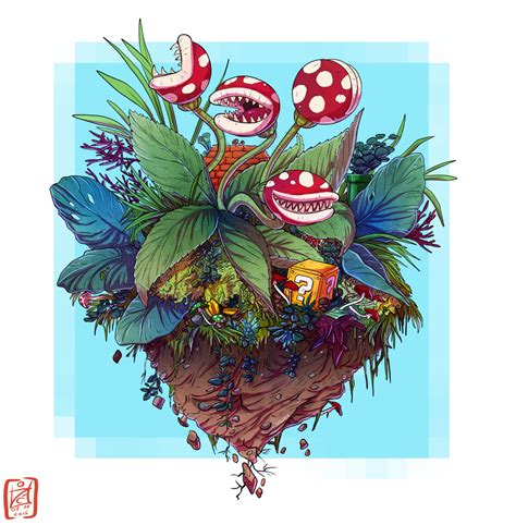 Garden full of Piranha plants by iisjah on DeviantArt