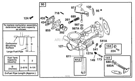 Briggs & Stratton Carburetor Diagram