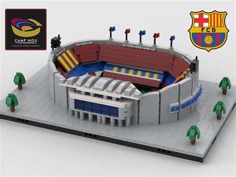 Lego® Custom Instructions Camp Nou stadium