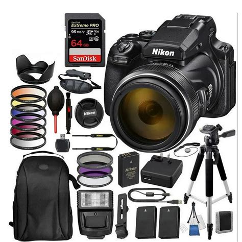 Nikon COOLPIX P1000 Digital Camera with Accessory Bundle - Walmart.com ...