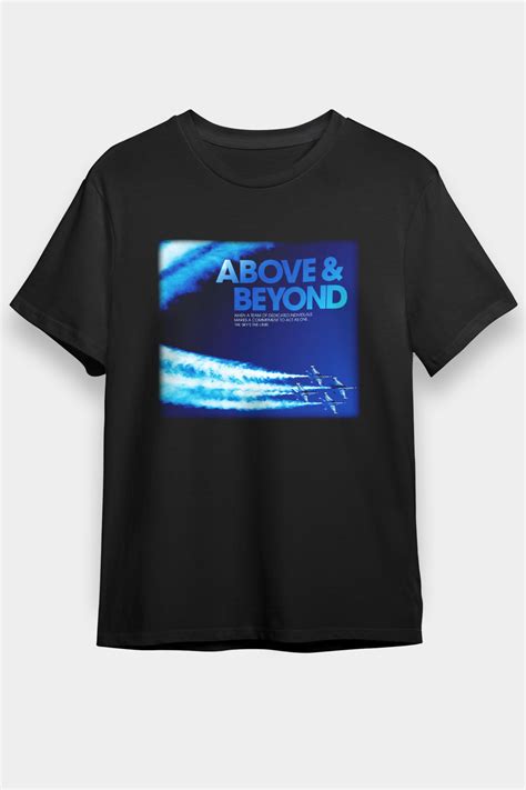 Above and Beyond Black Unisex T-Shirt