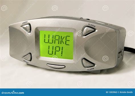 Wake Up! Alarm Clock stock image. Image of loud, background - 1303963