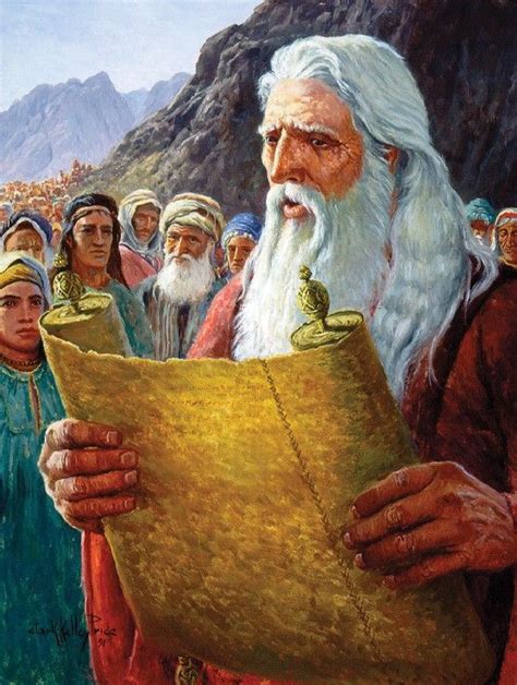 Moses Reading the Book of the Covenant at Mount Sinai