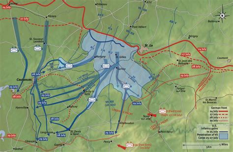 Battle Map: Operation Cobra – Military History Matters