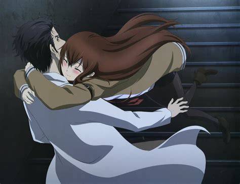 Steins;Gate 4K Ultra HD Wallpaper: Rintaro and Kurisu's Moment