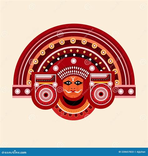 A Theyyam Performing Artist. Theyyam is a Hindu Ritualistic Art in ...