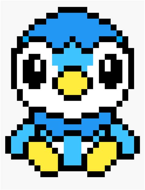 Piplup Pixel Art, HD Png Download , Transparent Png Image - PNGitem