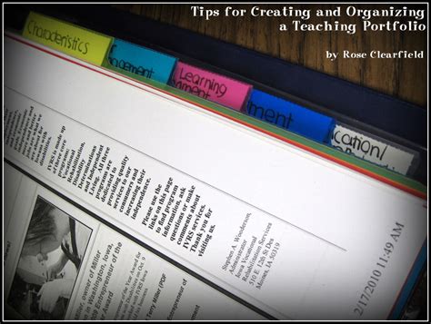 Tips and Guidelines for Creating and Organizing a Strong Effective Teaching Portfolio | hubpages