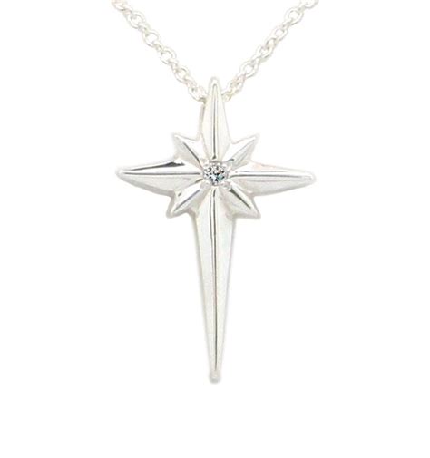 Sterling Silver star of Bethlehem Necklace - Etsy