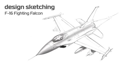 F-16 Fighting Falcon | How to Draw a Plane - YouTube