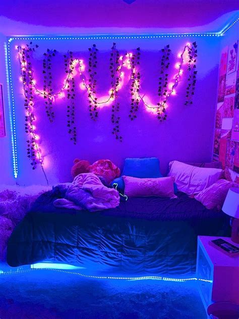 Tiktok INSPIRED LED Strip Lights⚡️♥️👀🌈 | Neon room, Room ideas bedroom, Dreamy room