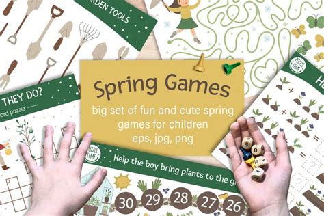 Spring Games (472090) | Educational | Design Bundles