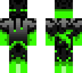 Green Hooded Enderman | Minecraft Skin