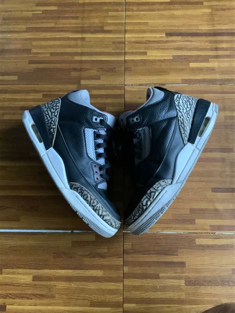 Jordan 3 Black Cement on Carousell