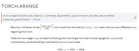 The Difference Between torch.range() and torch.arange() - PyTorch Tutorial