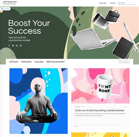 20+ Best Wix Blog Templates & Examples (Create a Blog on Wix) | Design Shack