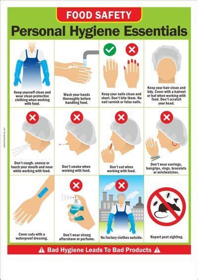 Personal Hygiene Essentials #nutritionfactshands | Food safety posters, Food safety, Food safety ...