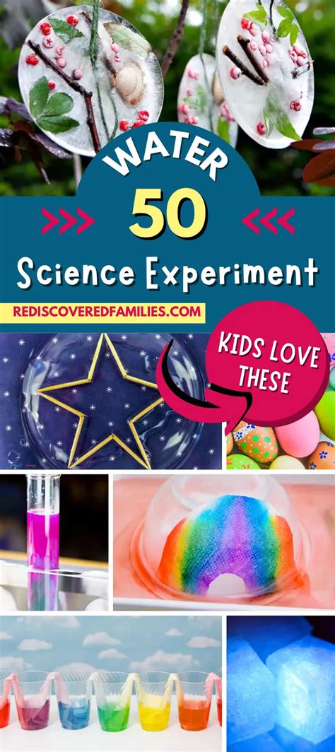 50 Science Experiments With Water Your Kids Will Love | Rediscovered ...