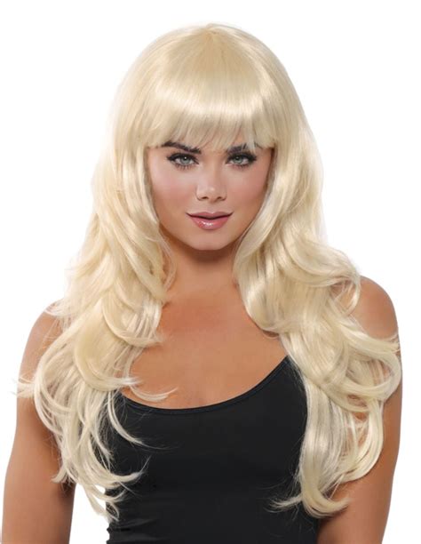 Ivory Blonde Halloween Wig Women Adult Costume Accessory - Walmart.com - Walmart.com