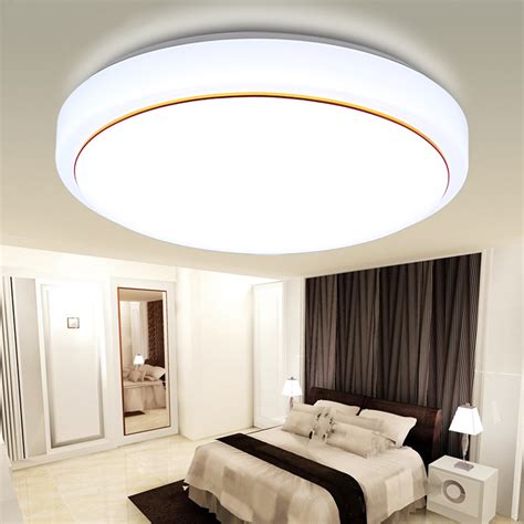 Lampu LED Plafon Modern 36W 40cm - White/Gold - JakartaNotebook.com