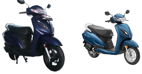 2023 Honda Activa H-Smart vs Activa 6G Comparison » Car Blog India