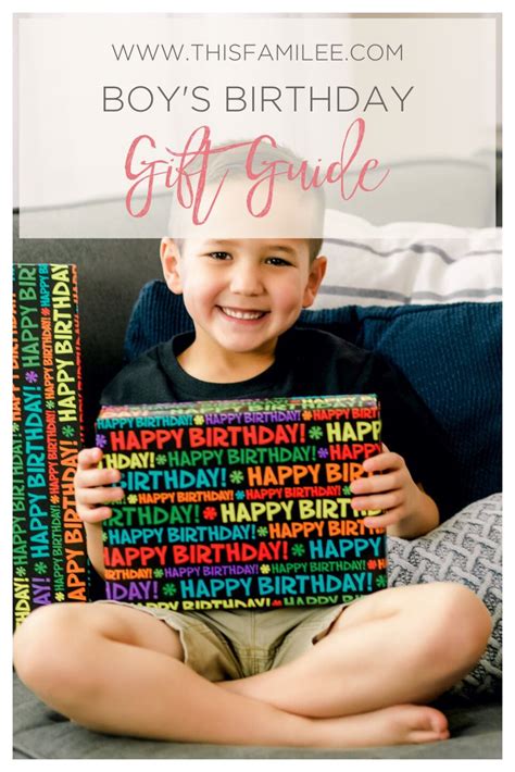 Boy's Birthday Gift Guide - This FamiLee | Birthday gifts for boys, Boy ...