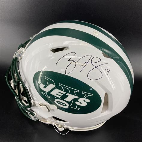 Jets - Ryan Fitzpatrick Signed Authentic Speed Helmet | The official ...