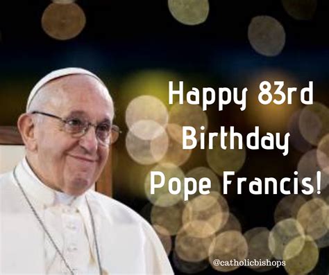 Happy 83rd Birthday Pope Francis! | Irish Catholic Bishops' Conference