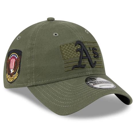 New Era Green Oakland Athletics 2023 Armed Forces Day 9twenty Adjustable Hat | ModeSens