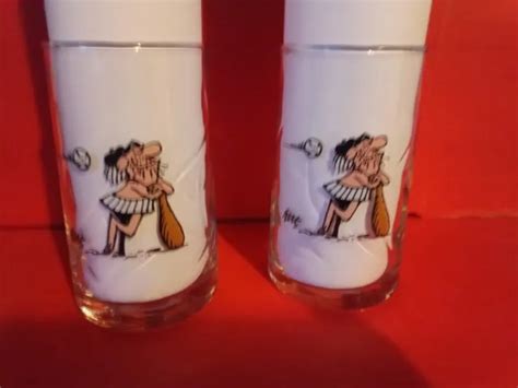 ARBY'S 1981 BC Ice Age Collector Series Drinking Glass Baseball Caveman Tumbler $9.99 - PicClick