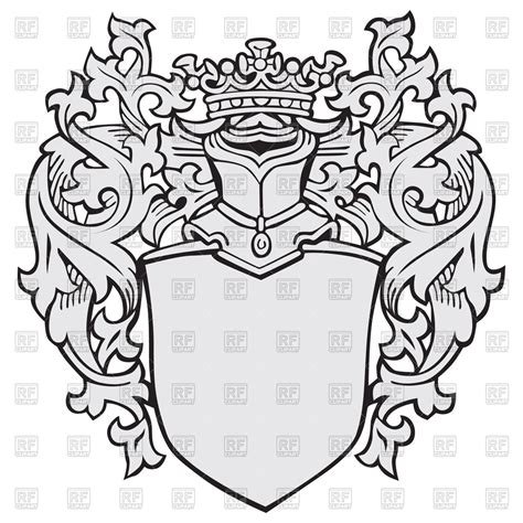 Coat Of Arms Template Vector at GetDrawings | Free download