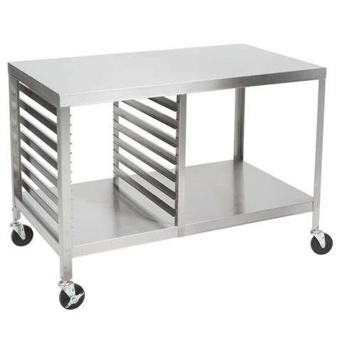 Lakeside 130 Stainless Steel Work Table with Sheet Pan Storage and ...