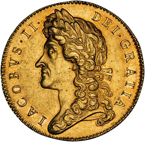 1687 Gold 5 Guinea Coin James II gVF | Chards - £25,000.00