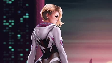 3840x2160 Spider Gwen Marvel Art 4k 4K ,HD 4k Wallpapers,Images ...