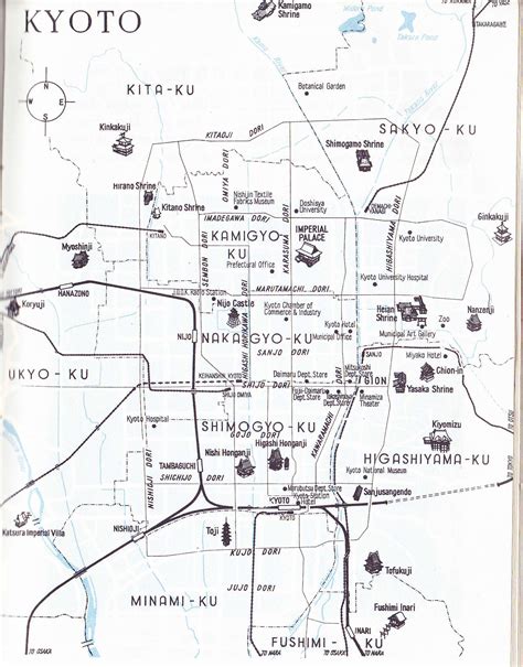 Old Map of Kyoto, Japan | Japan, Stadtplan, Planer