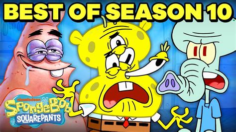 BEST of SpongeBob Season 10! (Part 1) 🥇 | 50 Minute Compilation | SpongeBob SquarePants - YouTube