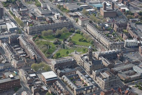 Aerial photography of Birkenhead aerial photograph of Europa Pools and ...