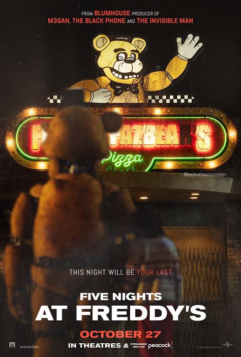 [FNAF Movie] - Poster Concept By Me | Five Nights At Freddy's Amino