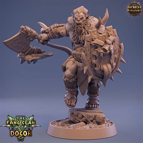 Bugbear Miniature - Oista Hung - Medium Humanoid - Fang Clan of Dogor - Daybreak - D&D 5e ...