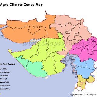 2: The Gujarat Agro climatic zones Source:(Gujarat Agro Climate Zones Map) | Download Scientific ...