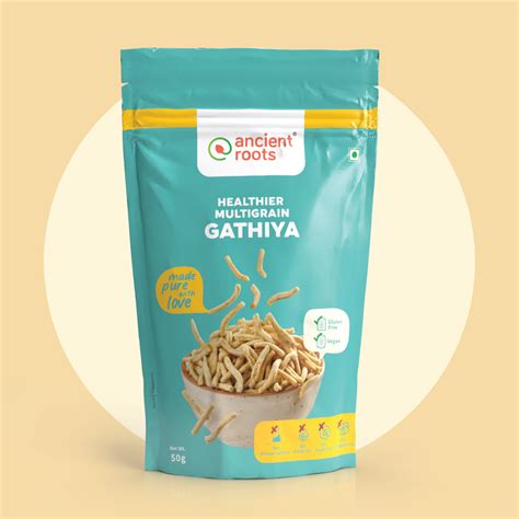 Buy Natural Multigrain Gathiya Online - Ancient Roots