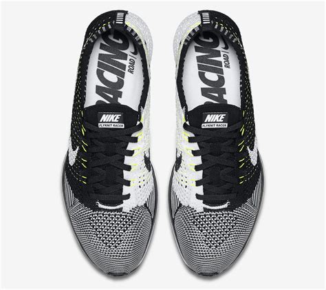 Nike Flyknit Racer White Black Volt - Sneaker Bar Detroit