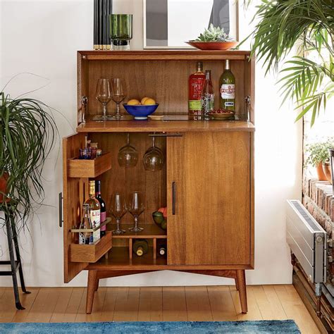 Mid-Century Bar Cabinet - Large | west elm UK