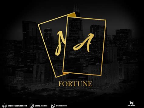 FORTUNE LOGO CONCEPT- DISPLAY DESIGN by Chillee Noir on Dribbble