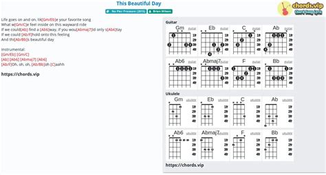 Chord: This Beautiful Day - tab, song lyric, sheet, guitar, ukulele | chords.vip