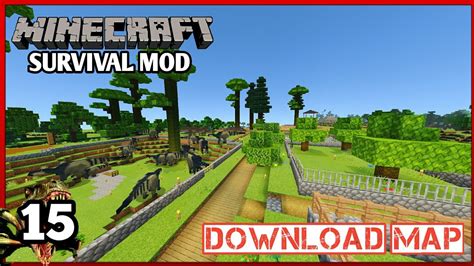 MCPE Survival Mod (15) - download map - YouTube